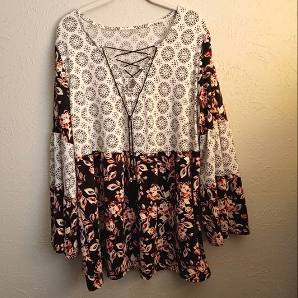 2X Cool Bojo Patterns and       Zig zag cord to pull it all together!